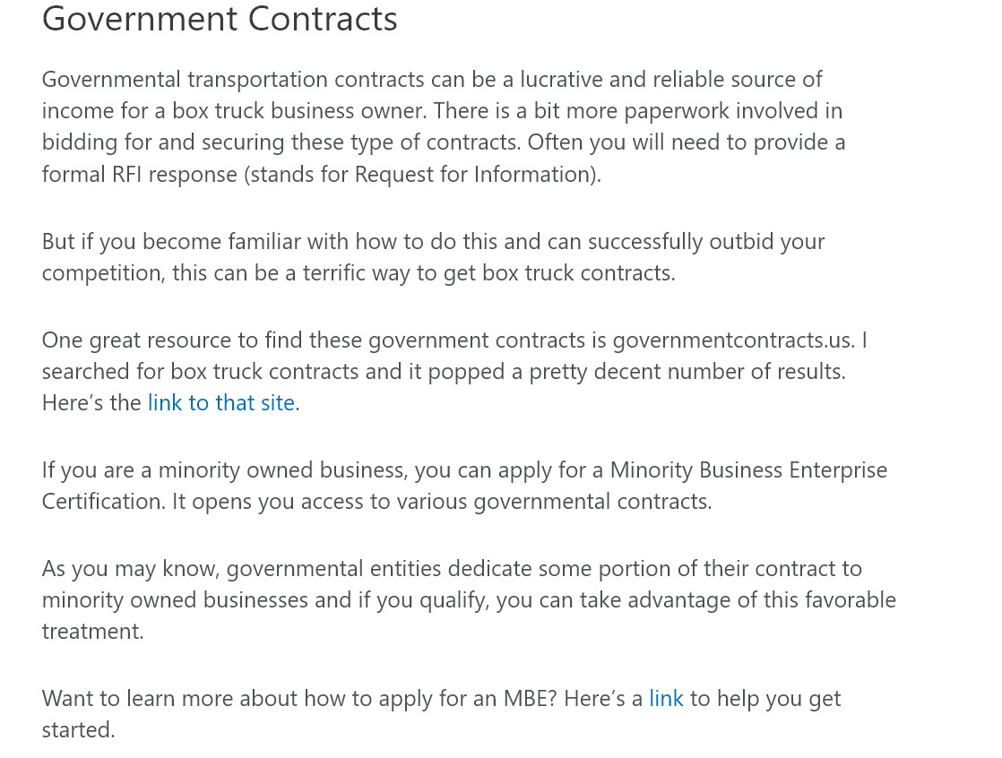 Government Contracts